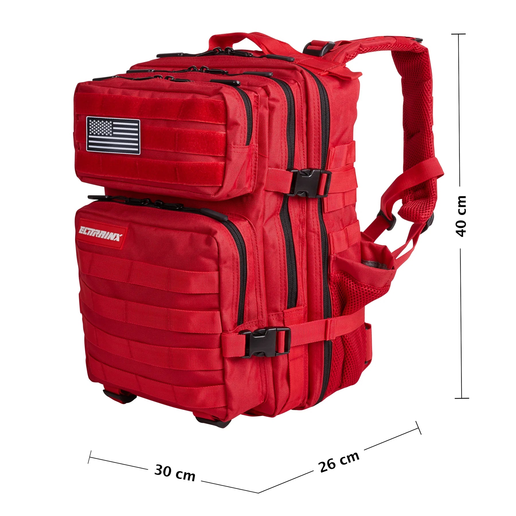 Sac à dos tactique 25L Rouge