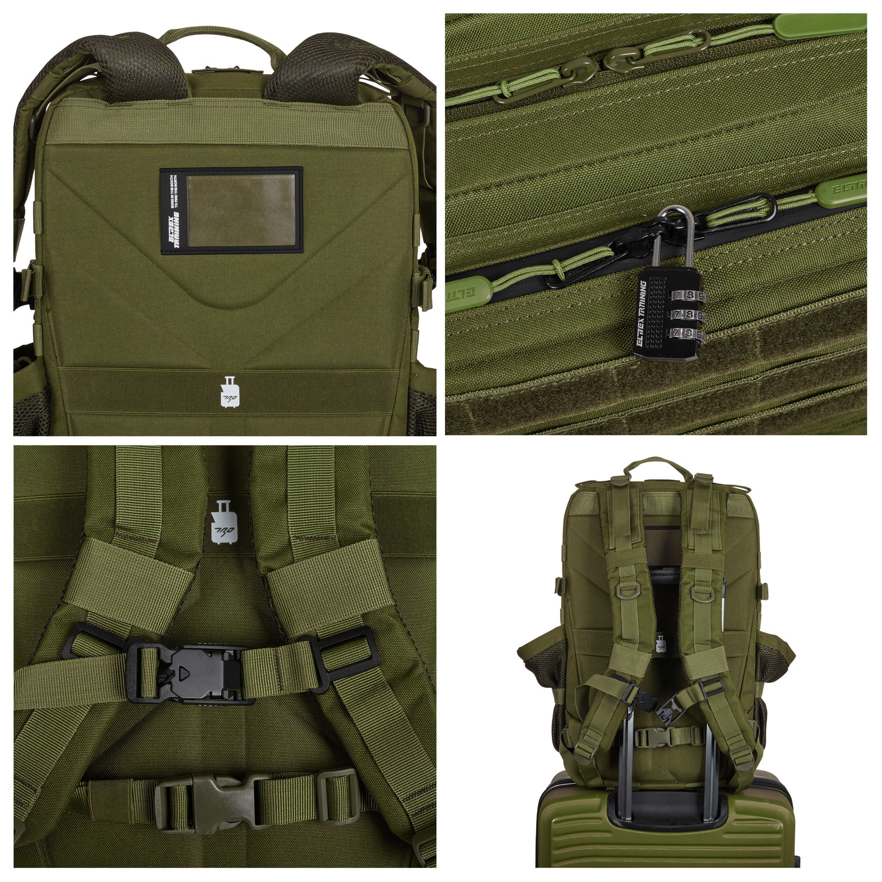 Sac à dos tactique V1 45L Vert