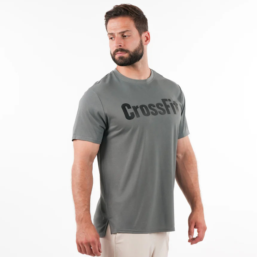 Tee Shirt - Crossfit® Plain Military Stone