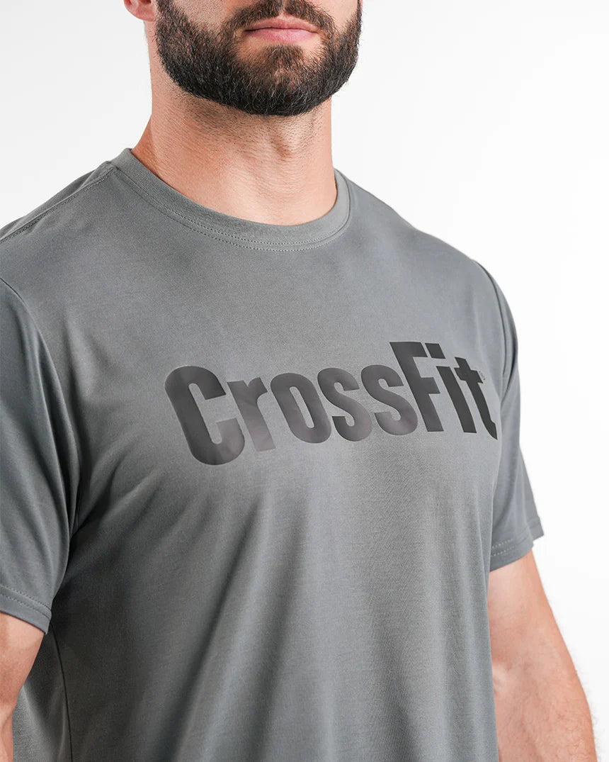 Tee Shirt - Crossfit® Plain Military Stone