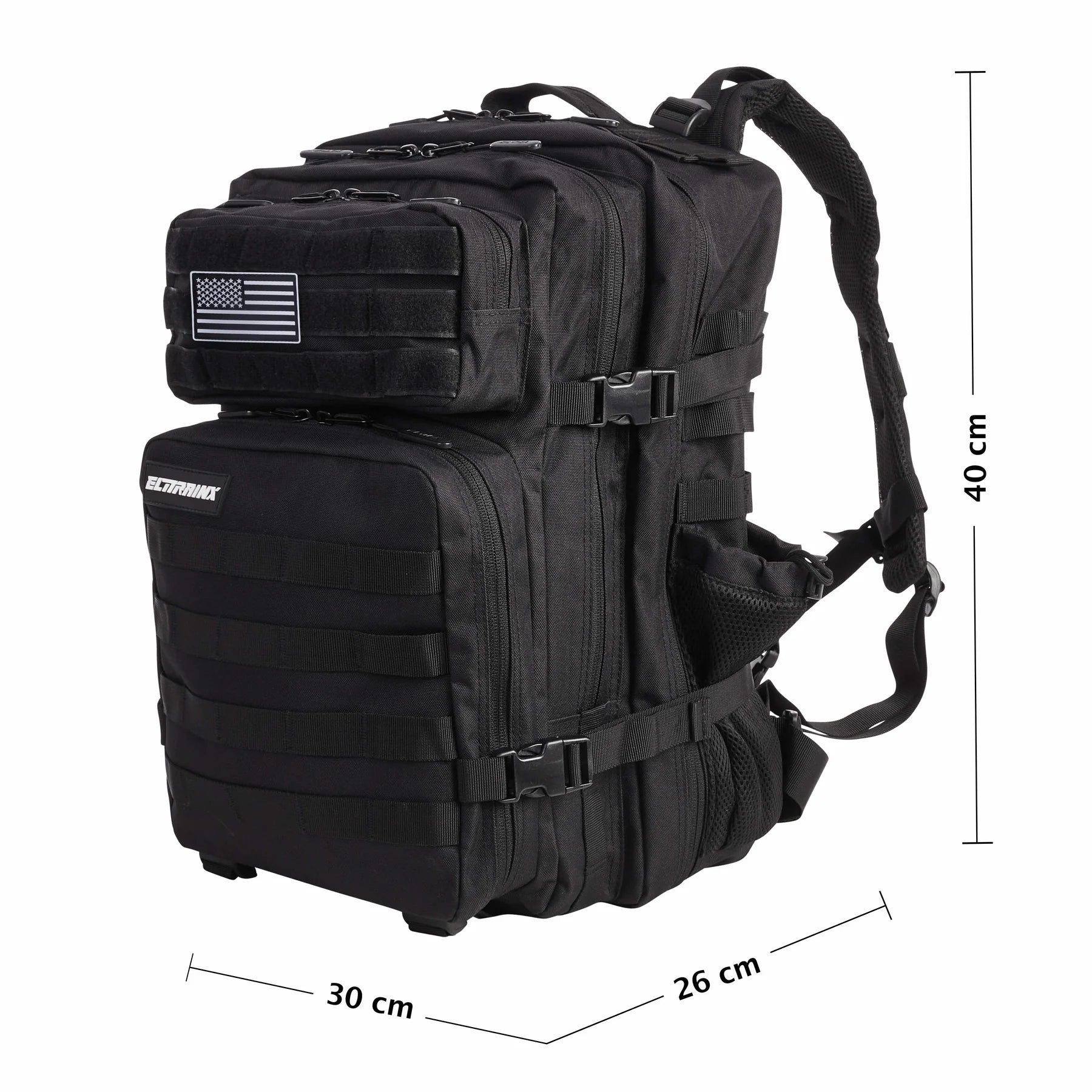 Sac à dos tactique 25L Noir