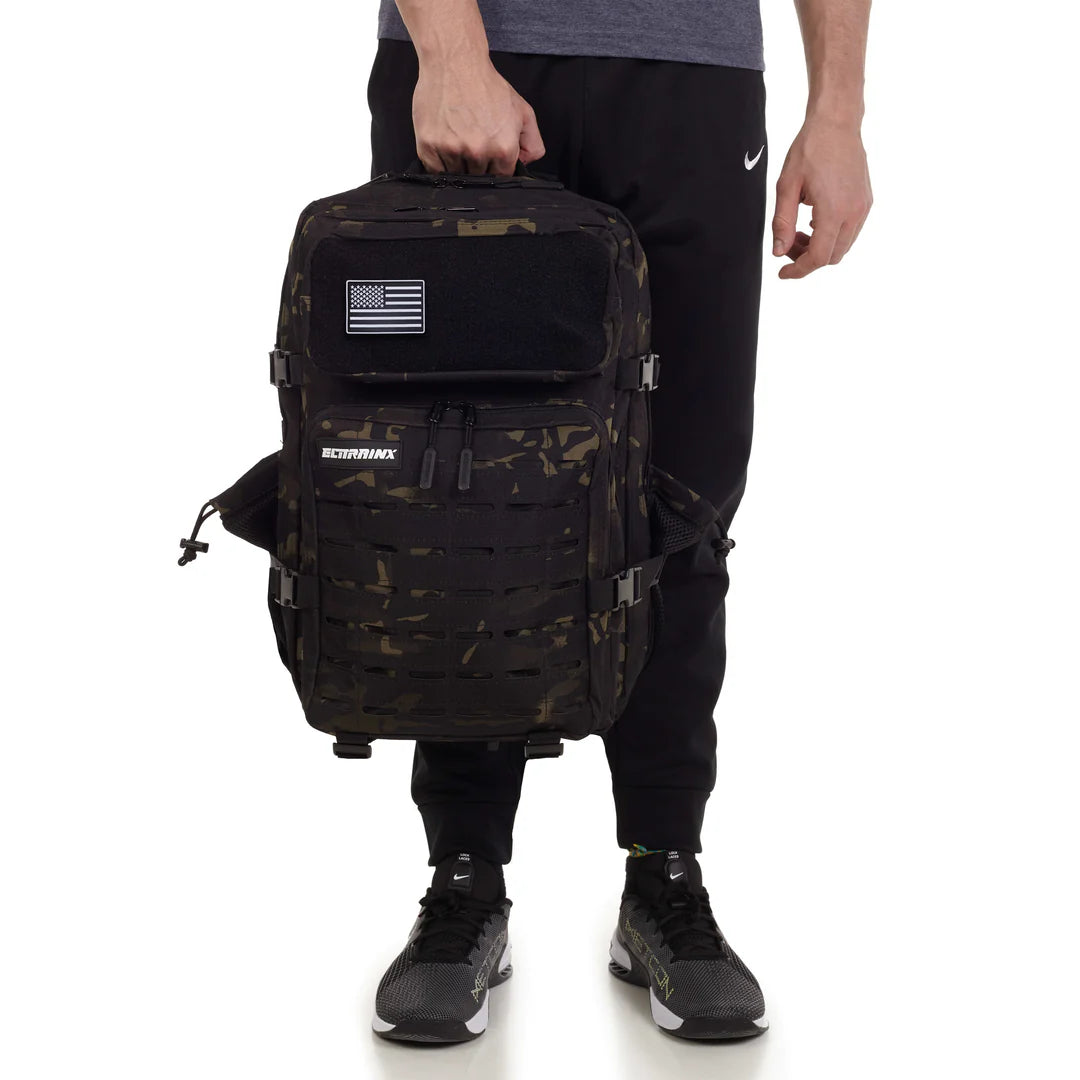 Sac à dos tactique V2 45L Noir Camouflage