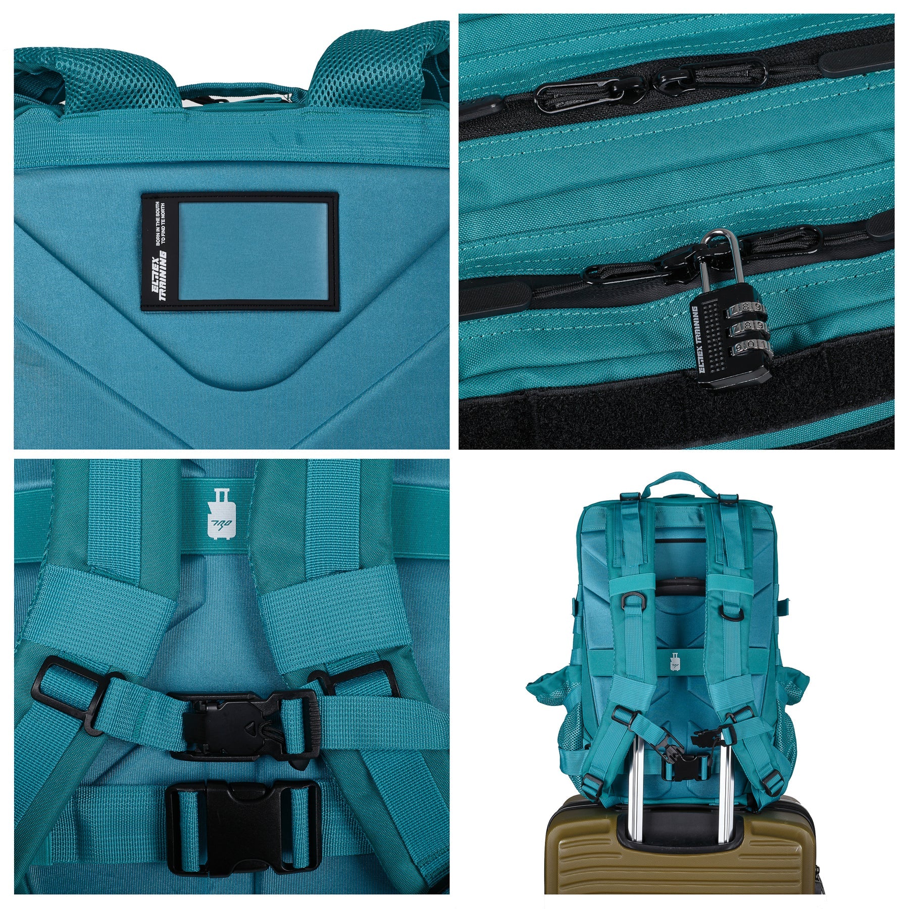 V1 45L Tactical Backpack Turquoise